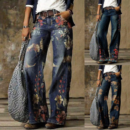 Casual Jeans Long Pants Fashion Women