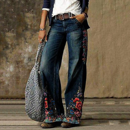 Casual Jeans Long Pants Fashion Women