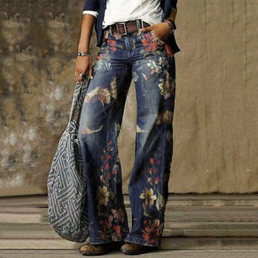 Casual Jeans Long Pants Fashion Women