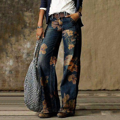 Casual Jeans Long Pants Fashion Women